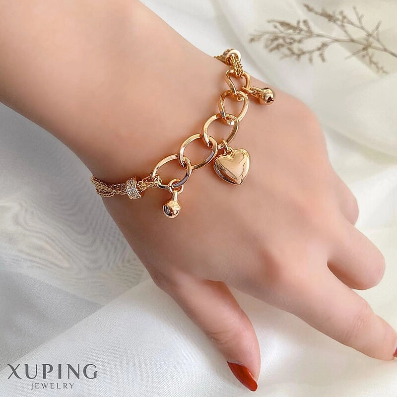 سفارش آنلاین و خرید دستبند قلب و گوی ژوپینگ