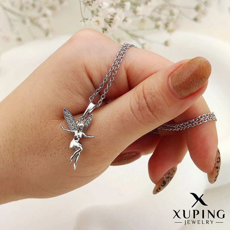 بدلیجات دخترانه ژوپینگ – گردنبند تینکربل شیک و براق