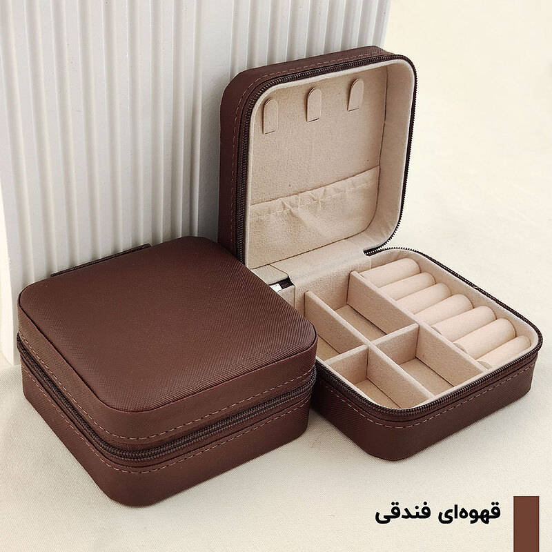 کلکسیون ۲۰ رنگ متنوع جعبه جواهر چرمی
